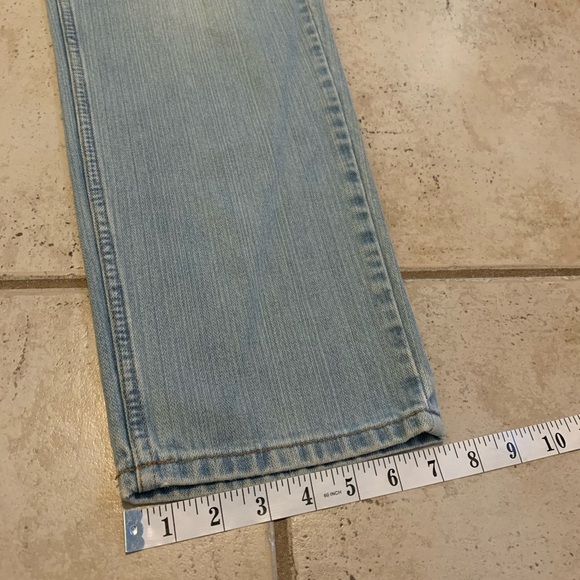 VINTAGE GUESS JEANS 050 Classic Fit Narrow Leg W34 Light Wash High Rise 90s - Picture 6 of 7